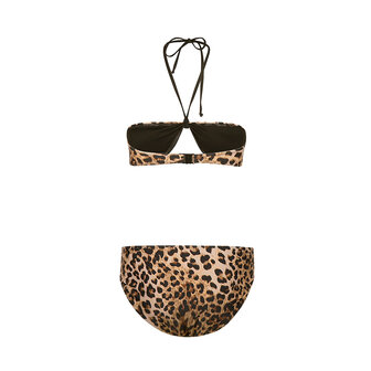 Mila Bandeau Bikini Sand Black N59202-23 | 33431