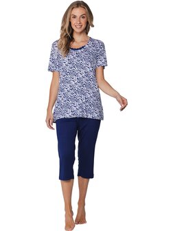 Pastunette Dames Pyjama Dark Blue 121261-154-1 | 33574