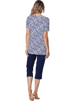 Pastunette Dames Pyjama Dark Blue 121261-154-1 | 33574