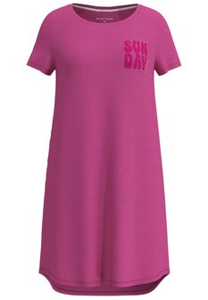 Tom Tailor Dames Bigshirt Fuchsia 60423-4022-420 | 33568