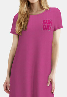 Tom Tailor Dames Bigshirt Fuchsia 60423-4022-420 | 33568