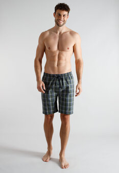 Tom Tailor Heren Pure Cotton Boxer 2-Pack Blue Green 75293-5100-624 | 33390