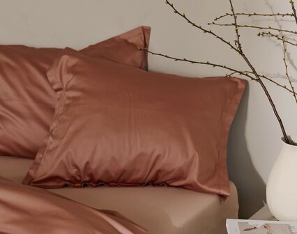 Linolux Uni Oxford Satijn Kussensloop Old Rose SL LNX3700OR | 33505