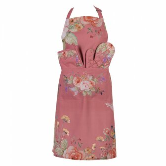Clayre &amp; Eef Keukenschort Flowers Pink FFA41P | 33546