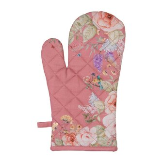 Clayre &amp; Eef Ovenwant Flowers Pink FFA44P | 33547