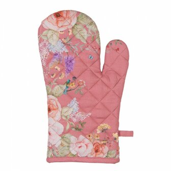 Clayre &amp; Eef Ovenwant Flowers Pink FFA44P | 33547