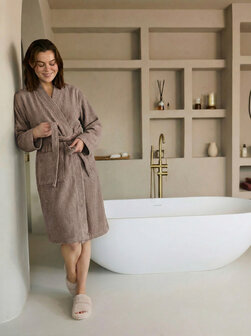 Linolux Badjas  Saga Taupe BJ152 TAU | 33698