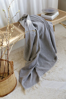 Linolux Plaid Borg Antraciet SPREILNX BORG AN | 33711