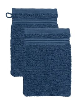 Beddinghouse Badgoed Sheer Uni Dark Blue 25255