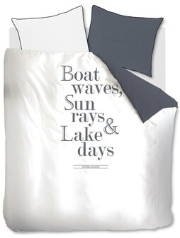 Rivi&egrave;ra Maison Dekbedovertrek Lake Days Navy 33755