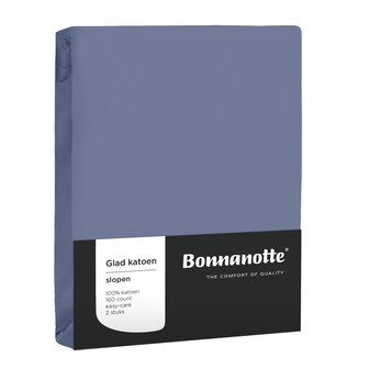 Bonnanotte Kussensloop katoen 2-Pack Denim | 33687