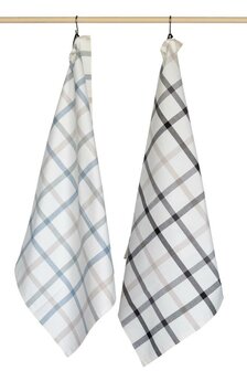 Jorzolino Theedoek Ruit Sand GreyGreen GreyBlue TDJOR003 T2 | 33822