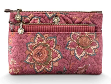 Pip Studio Cosmetic Bags Caryn Pink W26-PIP51-274-327 | 34048