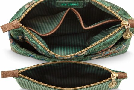 Pip Studio Cosmetic Bags Combi Caryn Green W26-PIP51-274-329 | 34049