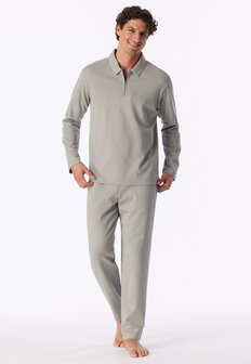 Schiesser Men Polo Shirt Bright Taupe 5541214-239 | 33859