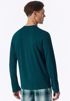 Schiesser Men Shirt Deep Sea Green 183534-725 | 34110