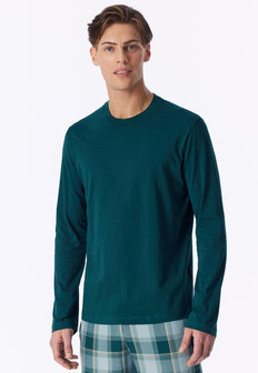 Schiesser Men Shirt Deep Sea Green 183534-725 | 34110
