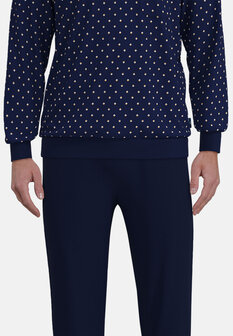 G&ouml;tzburg Heren Pyjama Donkerblauw 452399-4009 - 665 | 33939