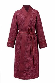 Pip Studio Badjas Jasmin Jacquard Dark Pink | 34151