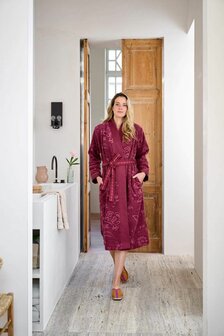 Pip Studio Badjas Jasmin Jacquard Dark Pink | 34151