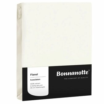 Bonnanotte Flanel Hoeslaken Offwhite BLBN51XXHL-SW | 34211