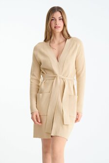 Lisca Jas Easy Cardigan Long Sand 86399-13 | 34139