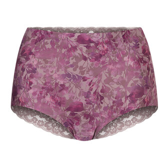 Ten Cate Women Secrets High Waist Brief Lace Back Inked Flowers 31758-6251 | 34076