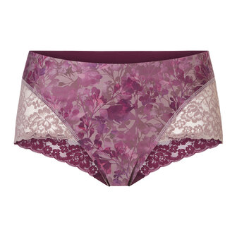 Ten Cate Women Secrets Midi Brief Lace Back Inked Flowers 60685-6251 | 34075