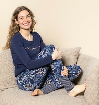 Charlie Choe Dames Lounge Broek Naval Academy M61138-38 | 34299