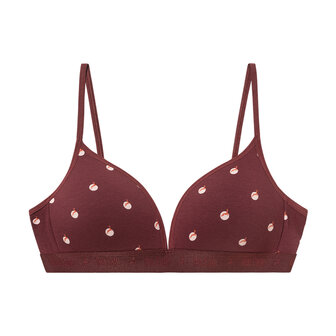 Ten Cate Girls Teens Bra Padded 2-Pack Deer Dots Dahlia 60868-6271 | 33995