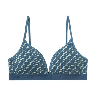 Ten Cate Girls Teens Bra Padded 2-Pack Happy Deer Sea 60868-6276 | 33996