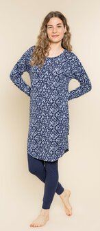 Charlie Choe Dames Nachthemd Blue Blizard M61133-38 | 34297