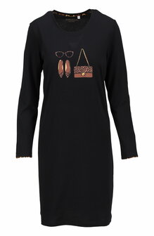 Ringella Dames Nachthemd Black 6511006-900 | 34231