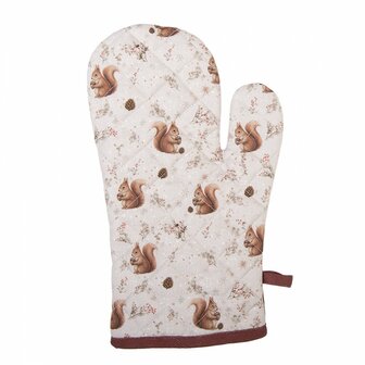 Clayre &amp; Eef Ovenwant Eekhoorn TST44 | 34241
