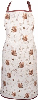 Clayre &amp; Eef Keukenschort Eekhoorn FFA41P | 34240