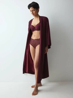 Triumph Amourette Jacquard Badjas Bordeaux 10229483 - 7291 | 33989