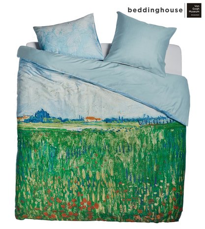 Beddinghouse Van Gogh Dekbedovertrek Field With Poppies Green 24195