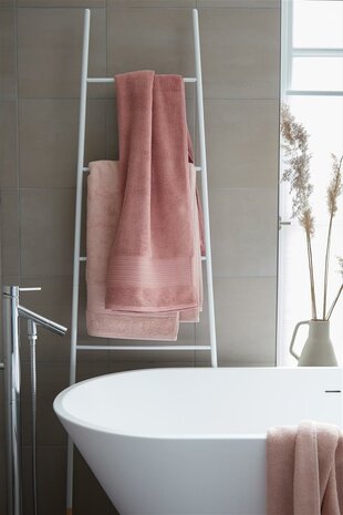 Beddinghouse Badgoed Sheer Uni Soft Pink 21159