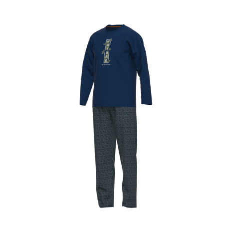 Tom Tailor Heren Pyjama Blauw/Groen 71287-4009 | 27127 - 27547