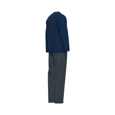 Tom Tailor Heren Pyjama Blauw/Groen 71287-4009 | 27127 - 27547