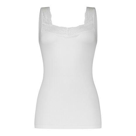 Ten Cate Women Basics Singlet Lace White 32291-001 | 26886