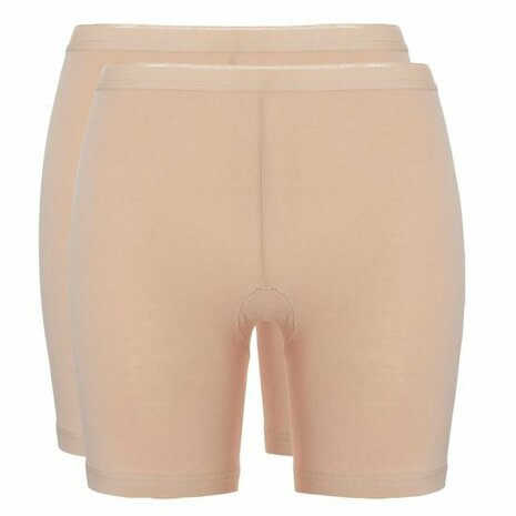 Ten Cate Women Basics Long Shorts 2-Pack Beige 32285-029 | 26871