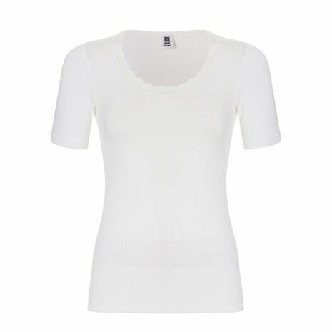 Ten Cate Women Thermo Lace T-Shirt Snow White 30237-015 | 18218