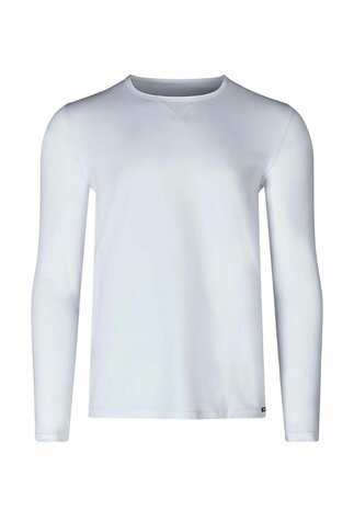 Skiny Heren T-Shirt Lange Mouw White 086913-500 | 25890