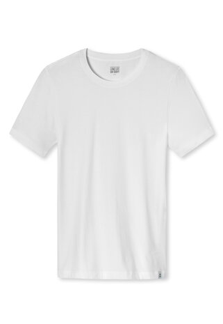 Schiesser Men Long Life Soft T-Shirt O-hals White 164233-100 | 26346