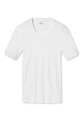 Schiesser Men Cotton Essentials Feinripp T-Shirt Wit 205145-100 | 26373