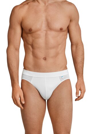 Schiesser Men Long Life Cotton Rio-slip White 145134-100 | 26369