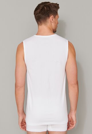 Schiesser Men 95/5 Tanktops V-hals 2-Pack Wit 173981-100 | 25578