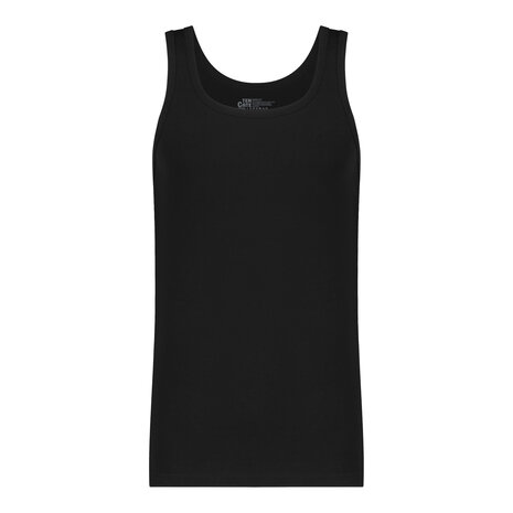 Ten Cate Men Basics Singlets 2-Pack Black 32324-090 | 26924