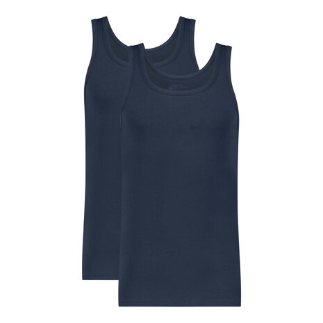 Ten Cate Men Basics Singlets 2-Pack Navy 32324-159 | 26925